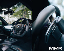 Load image into Gallery viewer, BMW M3 E92 Paddle Shifters – Billet Aluminium, Extended, Full Replacement Gear Shift Paddles – Fits E90 E92 E93 (S65) – OEM Fit – Titanium Silver or Anthracite
