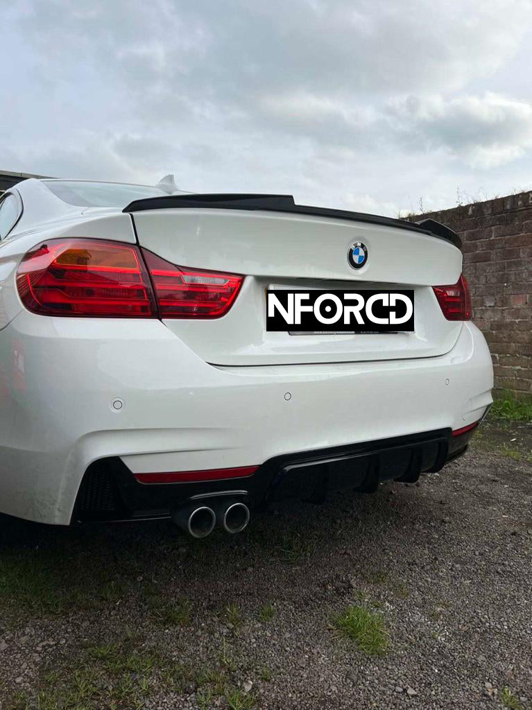 F32 Rear Spoiler Lip in Gloss Black