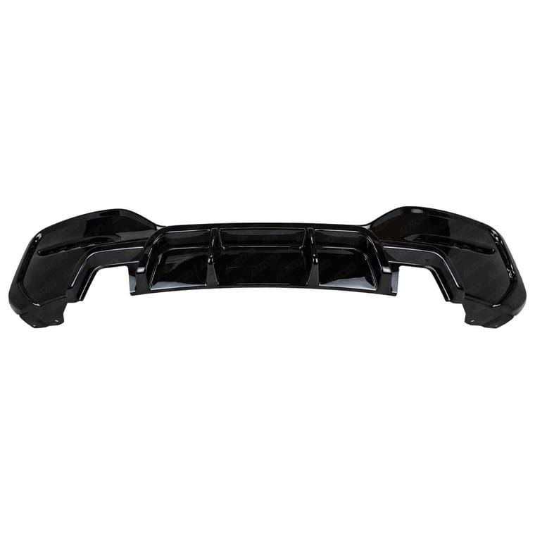 Zaero Design EVO-1 Rear Diffuser Gloss Black ABS for BMW 1 Series F20 F21 LCI M135i M140i (Dual Exit)