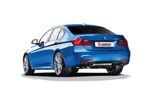 Load image into Gallery viewer, Akrapovic Evolution Line Stainless Steel Cat-Back + Evolution Link Pipe Set for BMW 335i (F30/F31) – Valved Performance Exhaust with Carbon Fibre Tips | Fits 335i xDrive &amp; ActiveHybrid 3
