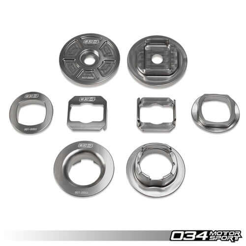 034 Motorsport Billet Aluminum Rear Subframe Insert Kit - F2x/F3x Chassis