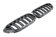 Load image into Gallery viewer, AUTOID BMW 5 Series G30 (2016+) &amp; F90 M5 (2017+) Carbon Fibre (Carbon Fiber) Double Slat Kidney Grilles – OEM+ 2x2 Weave, UV Gloss | Fits 518d, 530e, M550i xDrive
