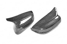 Load image into Gallery viewer, AUTOID Carbon Fibre (Carbon Fiber) Wing Mirror Covers for BMW G11 G30 G31 G32 - Performance Replacement Mirror Caps Pair for 5 Series, 6 Series GT &amp; 7 Series (Fits 520i 530i 640dx 750ix)
