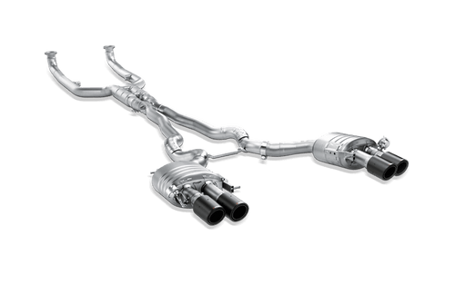 AkrapoviÄ Evolution Line (Titanium) + Carbon Tailpipe Set - BMW M6 Gran Coupe (F06) - 2013-2017