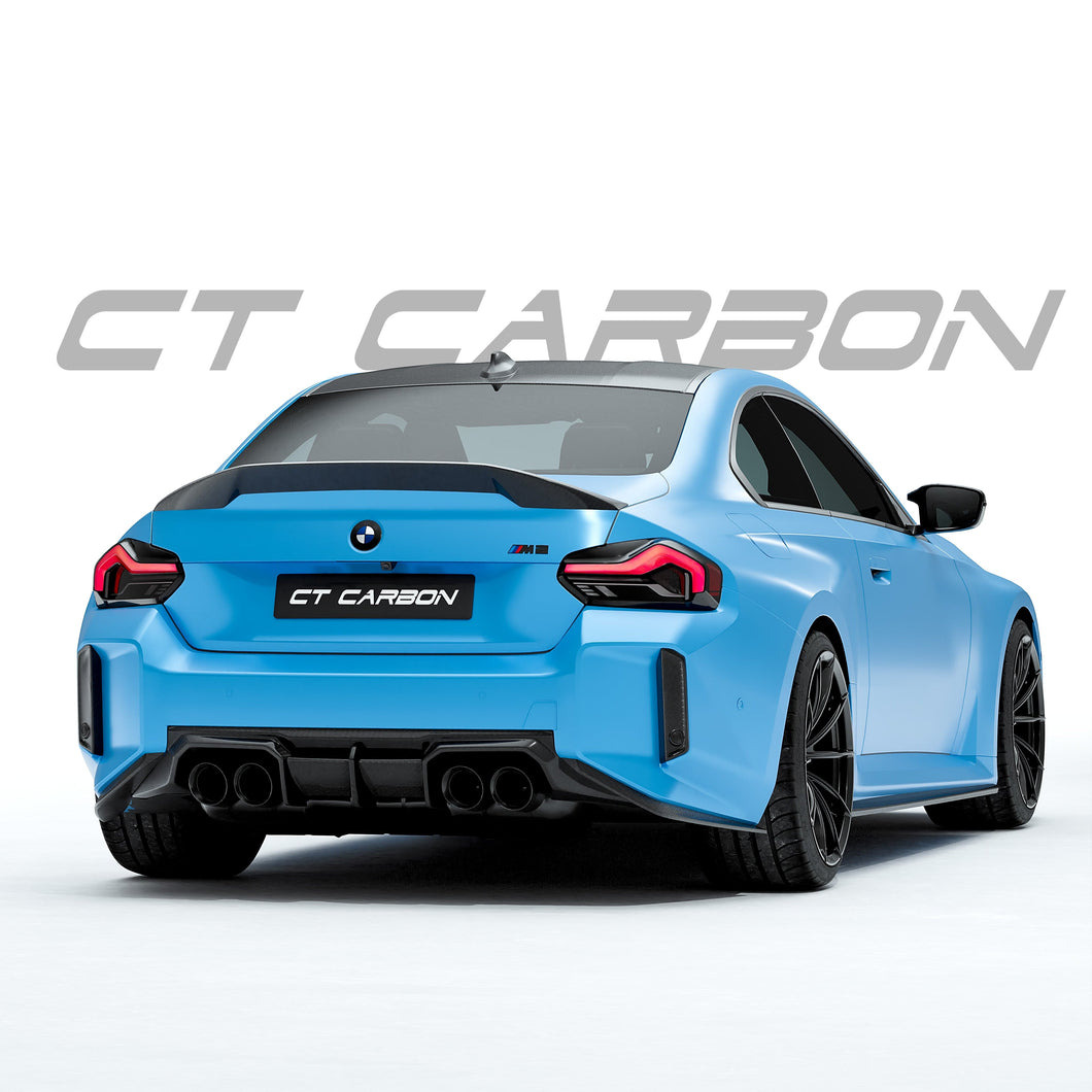 PRE-ORDER DEPOSIT - BMW G87 M2 CARBON FIBRE DIFFUSER - CT DESIGN