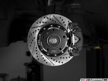 Load image into Gallery viewer, ECS Tuning 2-Piece Lightweight Front Brake Rotors/Discs, Drilled &amp; Slotted, Semi-Floating, 300x22mm - Pair - Fits BMW E46 323i 325i 328i 325xi, Z3 3.0, Z4 3.0
