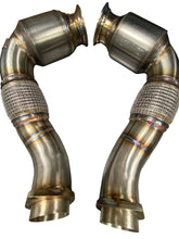 Load image into Gallery viewer, Active Autowerke BMW S63 N63 E70 E71 F85 F86 Sport Cat Downpipe (Inc. X5 50ix, X6 50ix, X5 M &amp; X6 M)
