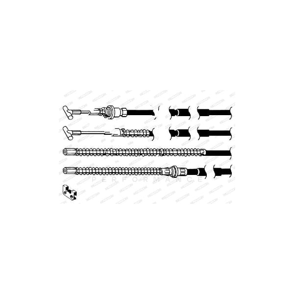 Ferodo FSL1483 Brake Pad Set for ATE Callipers - Wear Sensor Ready, With Piston Clip - Fits BMW E46 3 Series, M3 E46, M5 E39, X5 E53, X3 E83, Z4 M, Z8, Range Rover L322