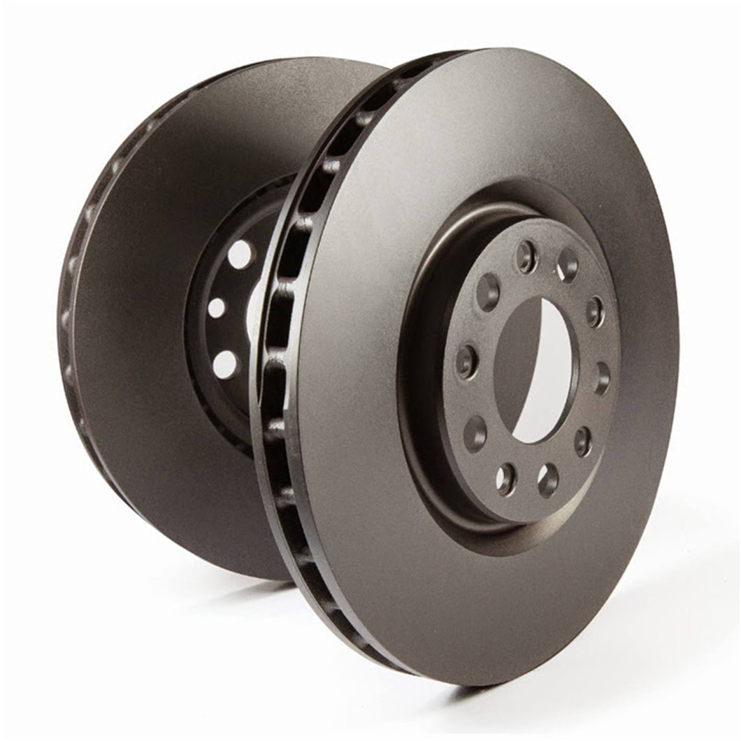 EBC Premium OE Replacement Front Brake Discs/Rotors (Pair) for BMW Z4 E89 35i 3.0 Twin Turbo 2009-2016 - ATE Front Calipers - G3000 Thermic Black - D1815R