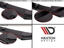 Load image into Gallery viewer, Maxton Design Rear Side Splitters V2 Gloss Black for BMW 1 Series F20 F21 LCI (2015-2019) M Sport/M Power | Rear Spats Pair | ABS Aero Styling
