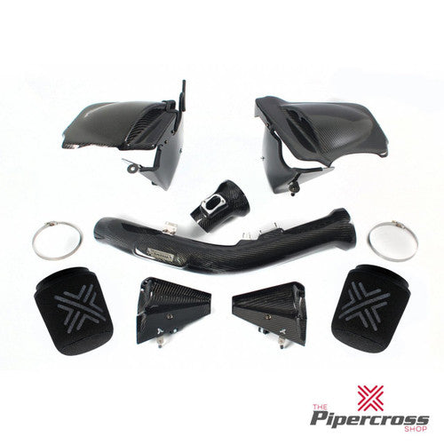 Pipercross V1 Carbon Fibre Air Box Cold Air Intake Induction Kit for BMW M4 (F82) 2014 Onwards – Reusable Foam Filter Performance Upgrade
