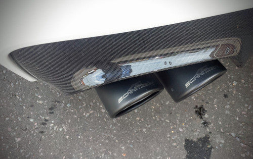 AC Schnitzer Quad sports exhaust, ceramic black, for BMW 6 series (F12/F13) 640i