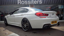 Load image into Gallery viewer, AC Schnitzer Quad sports exhaust, ceramic black, for BMW 6 series Gran CoupÃ© (F06) 640d
