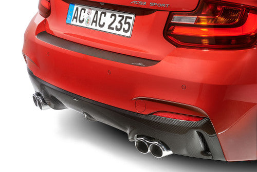 AC Schnitzer Quad sports rear silencer with Evo tailpipes for BMW M 235i (F22) with sound pipe