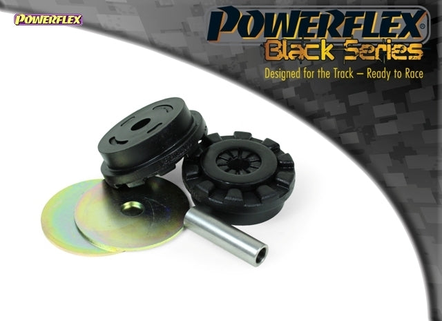 Powerflex Track Lower Engine Mount Large Bushes 30mm Oval Bracket - Fiesta Mk7 ST (2013-) - PFF19-2001BLK
