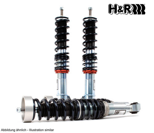 H&R RSS Clubsport Monotube Coilover Kit for BMW 1 Series E81 E87 E82 E88 (2004+) - Height Adjustable 25-60mm Track Coilovers, Nurburgring Developed, TUV Approved