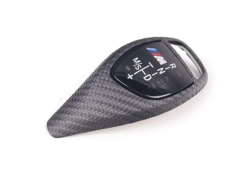 Genuine BMW M Performance Gear Selector Trim & Shift Knob for F-Series (F20 F21 F22 F23 F30 F31 F34 F32 F33 F36, X3 F25, X4 F26) - Sport Automatic S2TBA - OEM Part 61312250698
