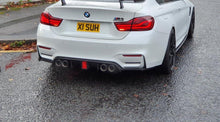 Load image into Gallery viewer, BMW M3 M4 Real Carbon M Performance Style Diffuser with Rain Light
