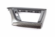 Genuine BMW Carbon Fibre Right-Hand Side Air Vent Dash Trim for F30 3 Series, F80 M3, F82 M4 (2014+) - OEM Dashboard Vent Surround - 51458068608