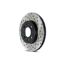 Load image into Gallery viewer, StopTech Sport Brake Disc Rotor for BMW F20 F21 F22 F30 F31 F32 F33 F36 M135i M140i M235i 335i 435i 440i - Slotted/Drilled - 340mm Front, 345mm Rear - Single
