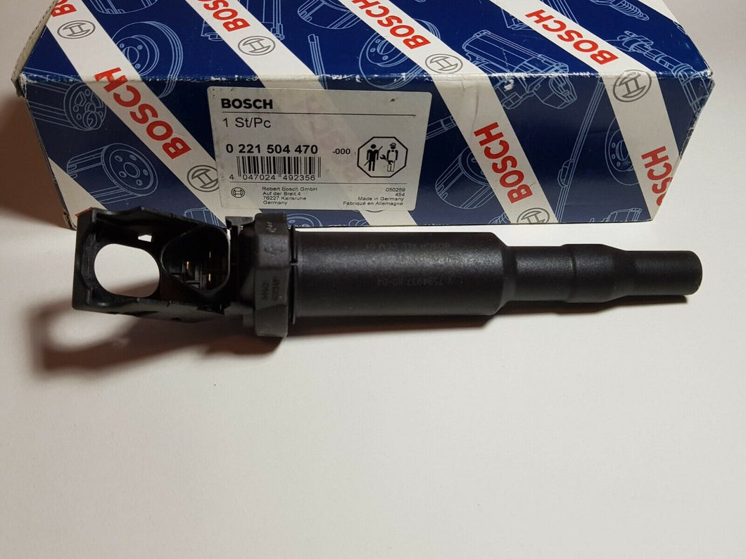 BOSCH Ignition Coil 0221504470 ZS-P | Genuine Bosch Coil Pack (COP) | Fits BMW, Citroen & Peugeot | Direct Replacement