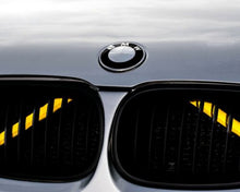 Load image into Gallery viewer, Yellow Luminescent V bar sticker overlay vinyl for your BMW
