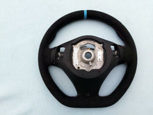 Load image into Gallery viewer, BMW M3 E90 E92 E93 M Performance Alcantara Steering Wheel - Genuine OEM, Tri-Colour Stitching, DCT/SMG Drivelogic - Part 32302212773
