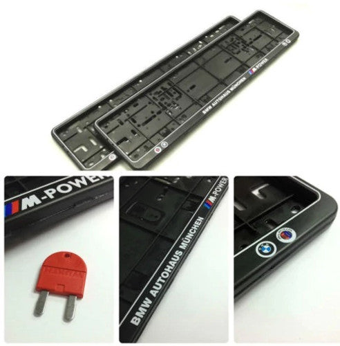 BMW M-Power - Number Plate Surround - (Single)