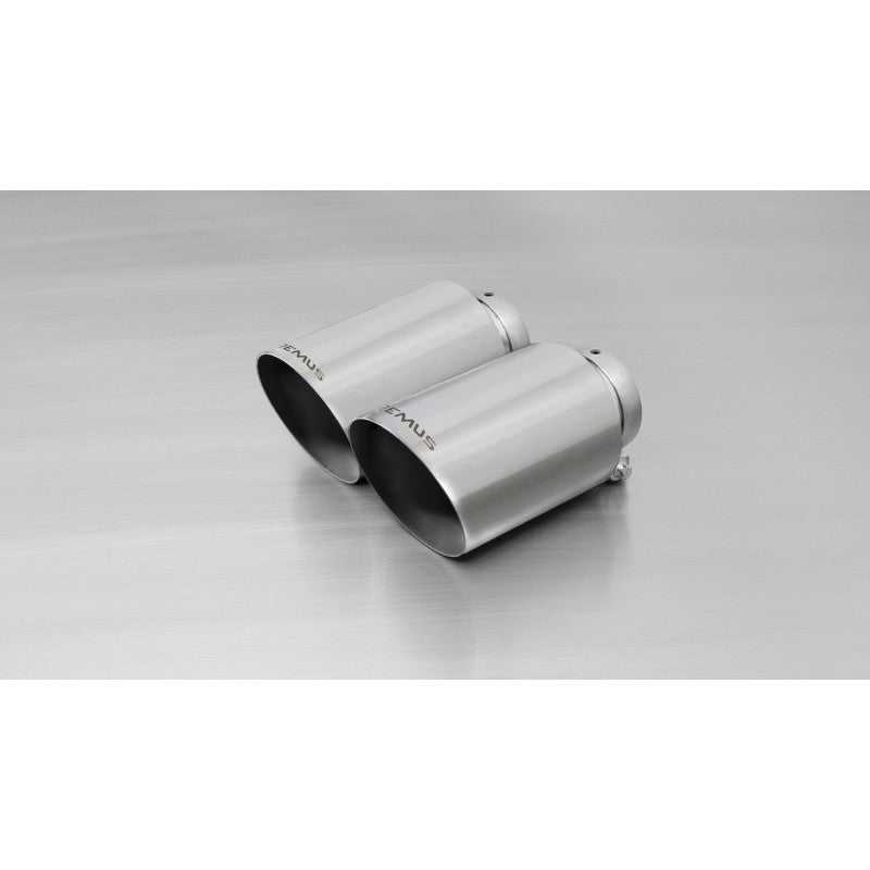 Remus BMW Mini F54 F60 Carbon with Titanium Insert & Chrome Tailpipes (Cooper S Clubman & JCW ALL4)