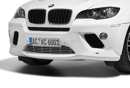 AC Schnitzer Sports Front Skirt Bumper Replacement for BMW X6 (E71) 2008-2014, Without Side View Cameras - Unpainted, Fitting Kit Included