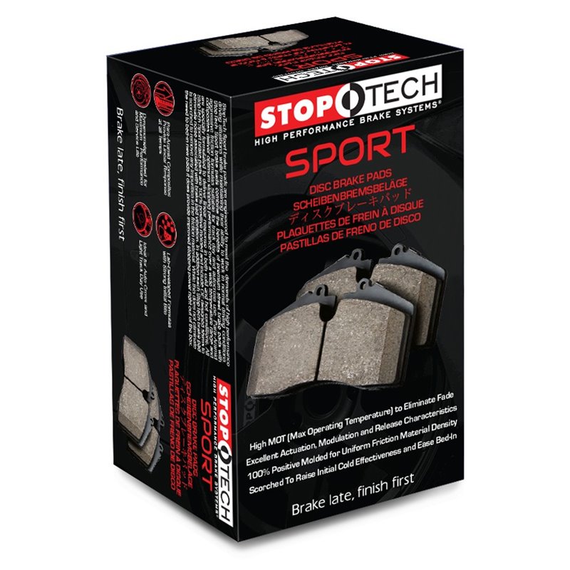 StopTech Sport Brake Pads for BMW 1 Series 135i E82/E88 (Front & Rear) - Fast Road & Light Track - 309.13710, 309.13720