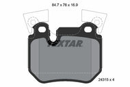 Textar 2431501 BMW 1 Series Brake Pad Set for Brembo Callipers – Wear Indicator Ready, With Counterweights