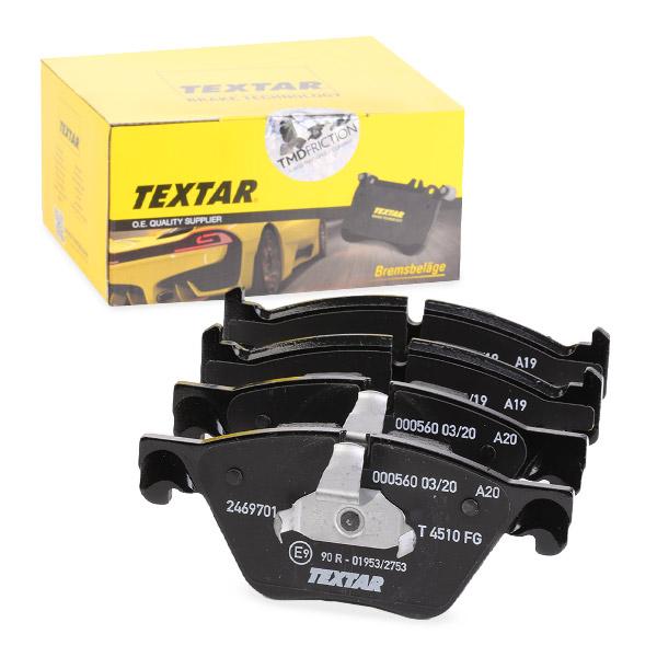 Textar 2469701 Disc Brake Pad Set for BMW 5 Series | Wear Indicator Sensor Ready | Teves Caliper Compatible | OEM-Quality Replacement
