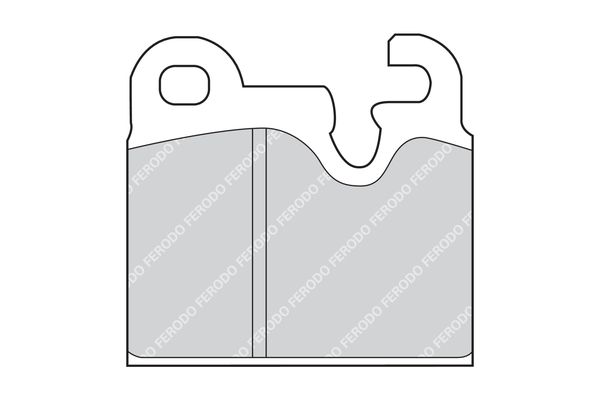 Ferodo Premier Fdb162 Brake Pad Set Prepared For Wear Indicator