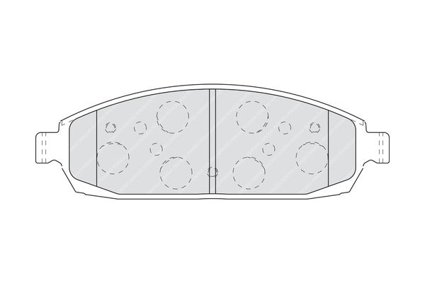 Ferodo Premier Fdb4002 Brake Pad Set Not Prepared For Wear Indicator, With Piston Clip, Without Accessories
