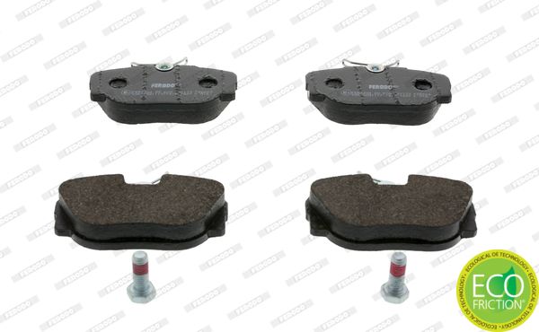 Ferodo Premier Eco Friction Fdb660 Brake Pad Set Prepared For Wear Indicator, With Brake Caliper Screws, With Accessories