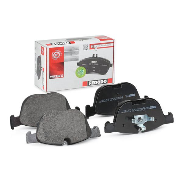 Ferodo Premier Eco Friction FDB4052 Brake Pad Set for BMW X5 E70 F15 & X6 E71 F16 | ATE Calipers | Wear Indicator Ready | With Piston Clip | Without Accessories | OEM Replacement