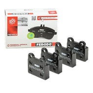 Ferodo Premier Eco Friction FDB3M Brake Pad Set for ATE Calipers, No Wear Indicator, Without Accessories – Classic Fit: Alfa Romeo Giulia/GT/Spider, Porsche 356/911, BMW E12/E3/E9, VW Beetle, Saab 99/900