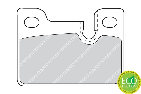 Ferodo Premier Eco-Friction FDB210 Brake Pad Set for BMW 3 Series (E21, 323i 1978-1982) – ATE Calipers, Without Wear Indicator, No Accessories