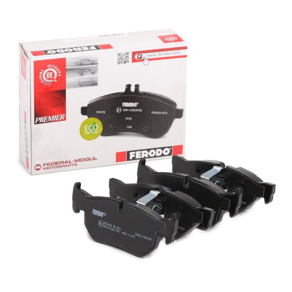 Ferodo Premier Eco Friction Fdb1807 Brake Pad Set Prepared For Wear Indicator, With Piston Clip, Without Accessories