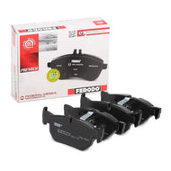 Ferodo Premier Eco Friction FDB1807 Brake Pad Set for BMW 1 Series E81 E82 E87 E88, 3 Series E90 E91 E92 E93, X1 E84 (ATE Calipers) - Prepared for Wear Indicator, With Piston Clip, Without Accessories