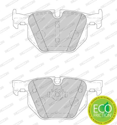 Ferodo Premier Eco-Friction FDB1748 Brake Pad Set for BMW 5 Series E60/E61 & 6 Series E63/E64 | ATE Callipers | Prepared for Wear Indicator, With Piston Clip, Without Accessories (520d 520i 523i 525d 525i 530d 530i)