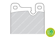 Ferodo Premier Eco Friction FDB164 Brake Pad Set for ATE Calipers - Prepared for Wear Indicator - Without Accessories - OE Quality - Fits Classic Porsche 911, BMW E23 7 Series, Ferrari 308 GT4, Alfa Romeo 6