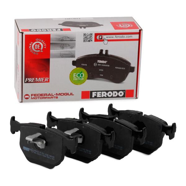 Ferodo Premier Eco Friction Fdb1483 Brake Pad Set Prepared For Wear Indicator, With Piston Clip, Without Accessories