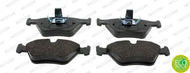 Ferodo FDB1075 Premier Eco-Friction Brake Pad Set for ATE Calipers, Wear Sensor Ready with Piston Clip, BMW 5 Series E39 & Alpina B10 OEM Replacement