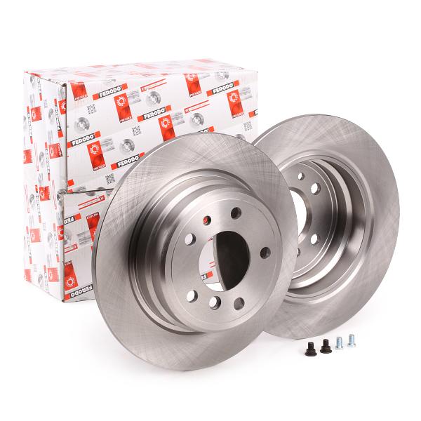 Ferodo Premier DDF221 300mm Solid Brake Disc for BMW 5 Series | 5-Hole OE-Spec Replacement, Bolts/Screws Included