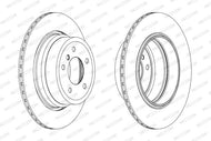 Ferodo Premier DDF1868 Brake Disc 320mm Vented for BMW 5 Series – 5-Stud, 20mm Thick, OE Replacement, Includes Bolts/Screws