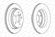 Ferodo Premier DDF1581 Brake Disc (Rotor) for BMW 3 Series | 294mm x 19mm Vented, 5-Hole | Includes Bolts/Screws | OE-Quality Replacement