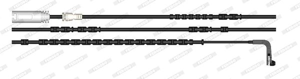 FERODO FWI414 Brake Pad Wear Sensor for BMW X1 E84 2009-2015, 1133mm - OEM-Quality Plug & Play Pad Wear Indicator Cable/Lead, Brake Warning Light Sensor (Front/Rear depending on spec)