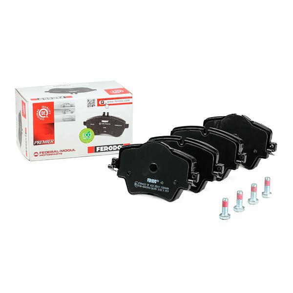 Ferodo Fdb4689 Brake Pad Set Premier Eco Friction, Prepared For Wear Indicator, With Accessories